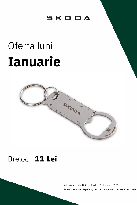 Oferta lunii - breloc Skoda